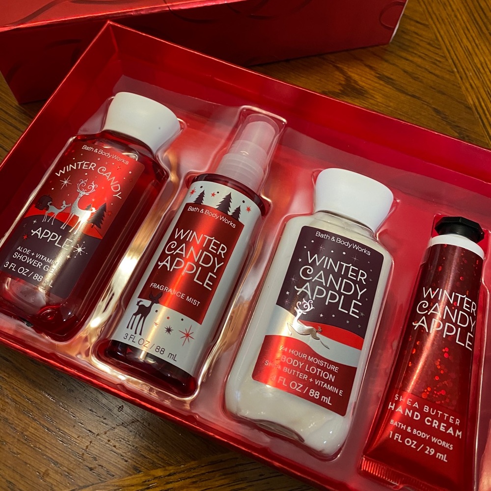 Bath & body works Winter Candy Apple Gift Set